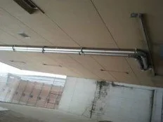 exaustão para caldeira