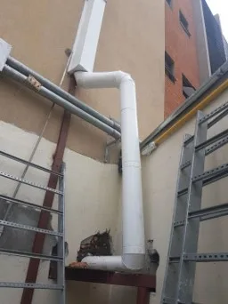 exaustão para gerador