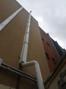 exaustão para gerador